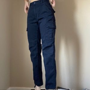 Brandy Melville Dark Blue Cargo Pants
